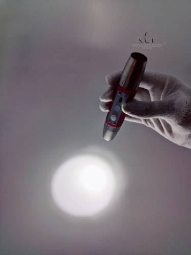 Gemstone Identification Torch with 6 LED Shades | Jade flashlight | Lithium Battery USB Rechargable Dual Head for Academic Research