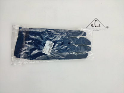 Poleyester Fiber Dark Blue Gloves