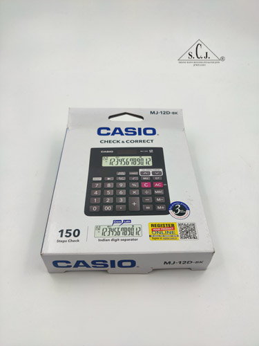 Casio MJ-12D 150 Steps Check and Correct Desktop Calculator