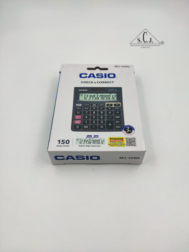 Casio MJ-120D 150 Steps Check and Correct Desktop Calculator with Tax Keys