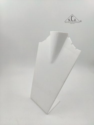 Chain, Necklace Jewellery Display Stand Jewellery Organizer, 10" White