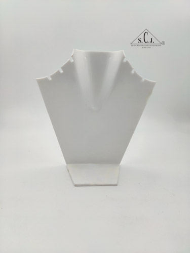 Chain, Necklace Jewellery Display Stand Jewellery Organizer, 7" White