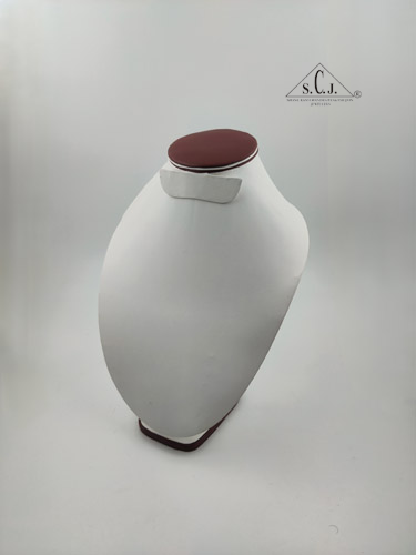 Neck form Allure Leatherette Display Stand, 12" inch