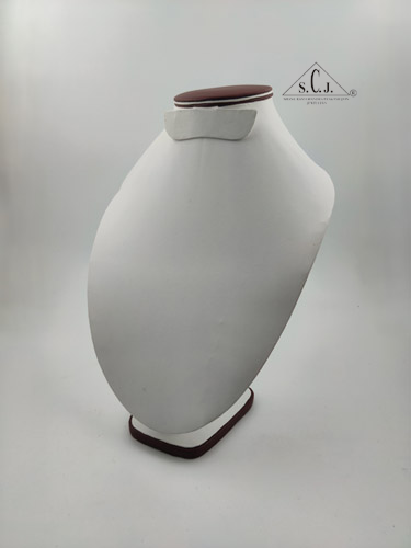 Neck form Allure Leatherette Display Stand, 12" inch