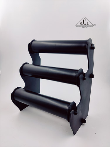 3 Roll Bangle Plastic Display Stand