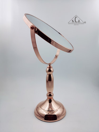 Coesmatic Rose Gold Oval with one side 3X Magnify Mirror