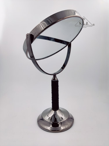 Coesmatic Black Crystal  Oval with one side 3X Magnify Mirror
