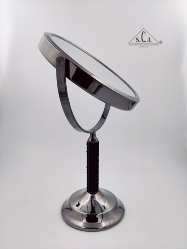 Coesmatic Black Crystal  Oval with one side 3X Magnify Mirror