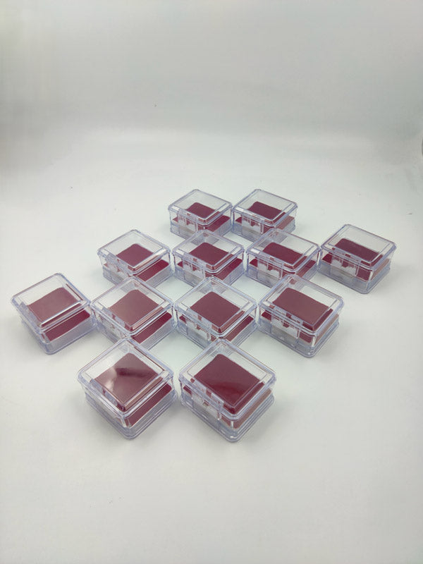 Transparent Ring Box, 12 piece/pack