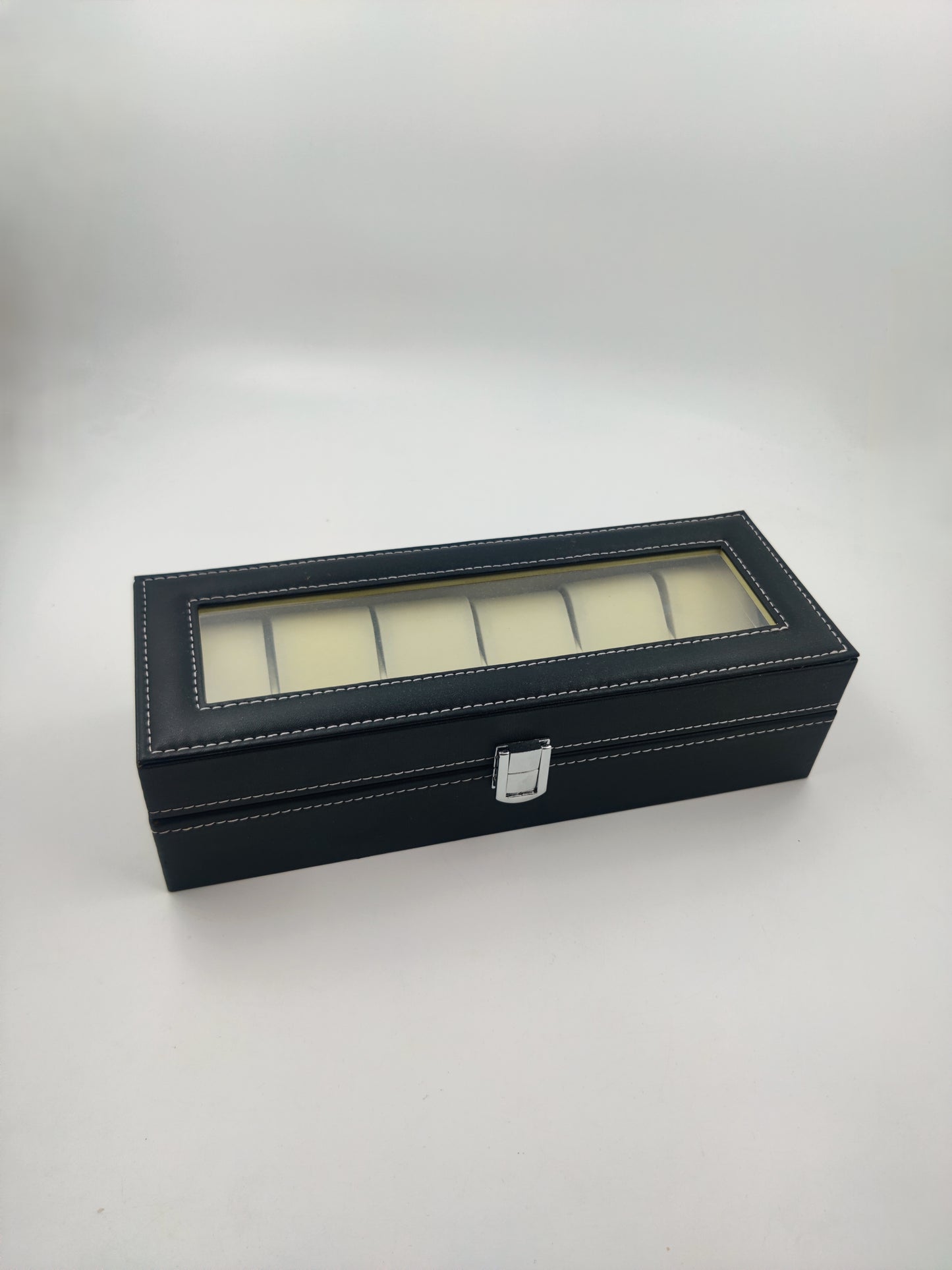 Yellow Colour Cushion Watch Box