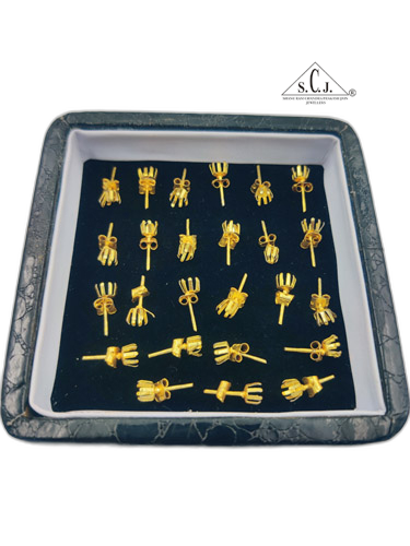 SCJ Flower Designs Ear Studs