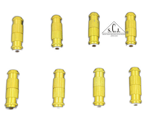 SCJ Barrel Clasps Necklace Hooks Golden