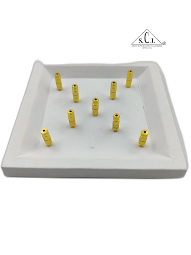 SCJ Barrel Clasps Necklace Hooks Golden