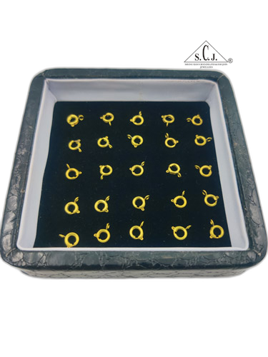 SCJ 6mm Open Spring Ring Round | Nickle