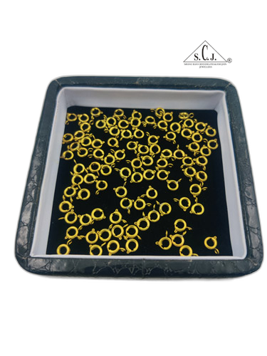 SCJ 6mm Open Spring Ring Round | Nickle