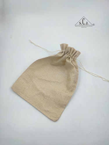 SCJ Jute Pouch – Eco-Friendly Small Jute Bags for Gift, Jewelry, Packaging (12" x 21.4" Inches, 50 pcs)