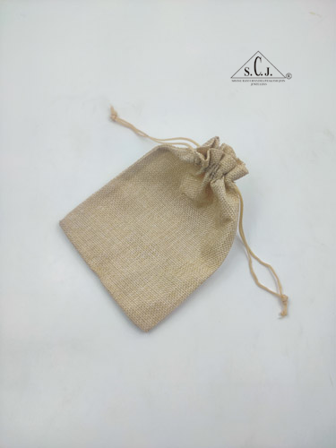 SCJ Jute Pouch – Eco-Friendly Small Jute Bags for Gift, Jewelry, Packaging (13" x 18" Inches, 50 pcs)