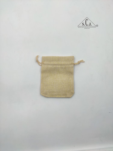 SCJ Jute Pouch – Eco-Friendly Small Jute Bags for Gift, Jewelry, Packaging (10" x 8" Inches, 50 pcs)
