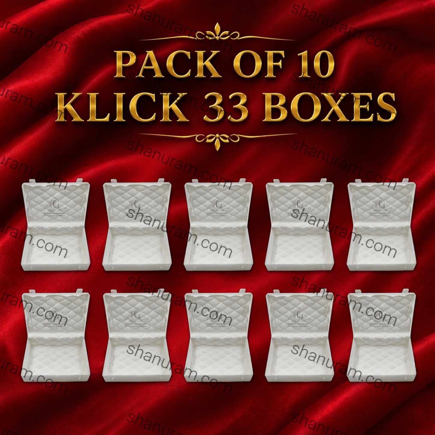 Pack Of 10 - Klick 33 Box | Bangles/Earings Box