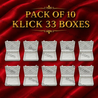Pack Of 10 - Klick 33 Box | Bangles/Earings Box