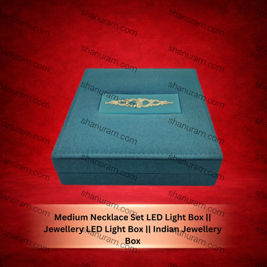 Medium Necklace Set LED Light Box || Jewellery LED Light Box || Indian Jewellery Boxes
