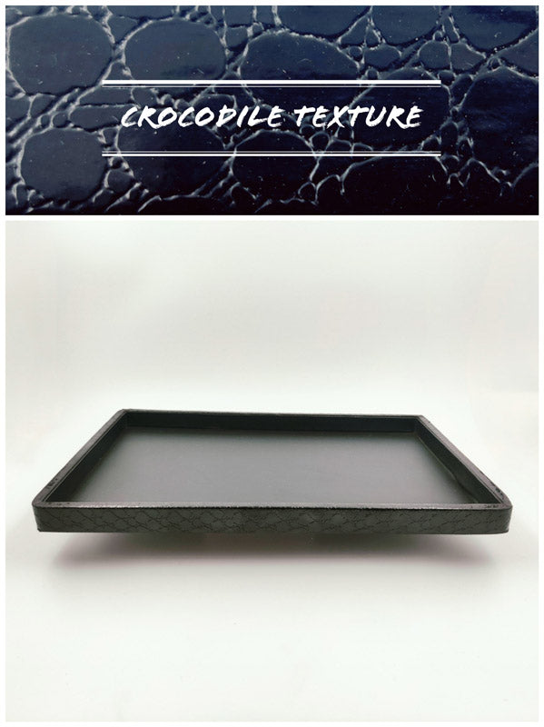 Crocodile Rexine Material Jewellery Display Tray