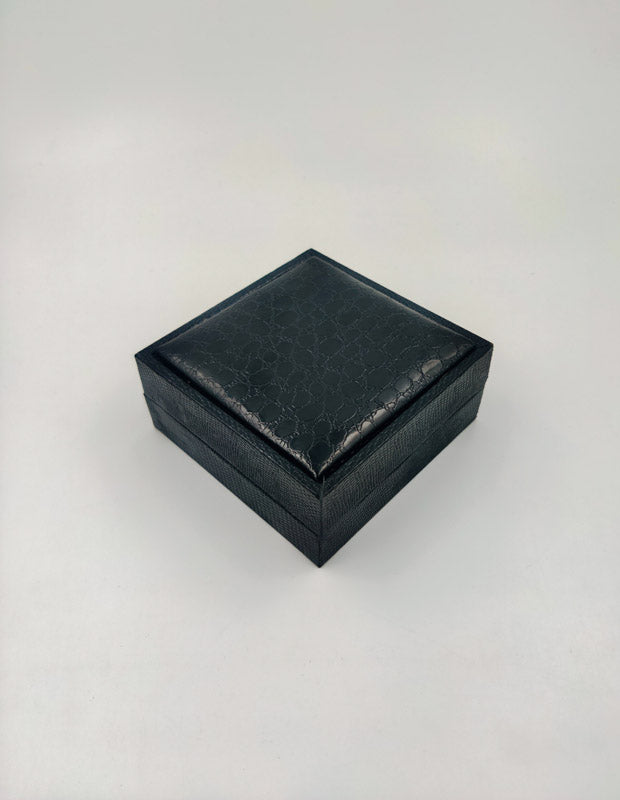 Black Crocodile Texture Pendant Box