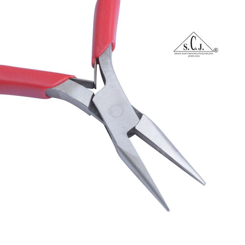 CHAIN NOSE MINIATURE POCKET PLIERS 3" JEWELRY BEADING HOBBY WIRE WORK