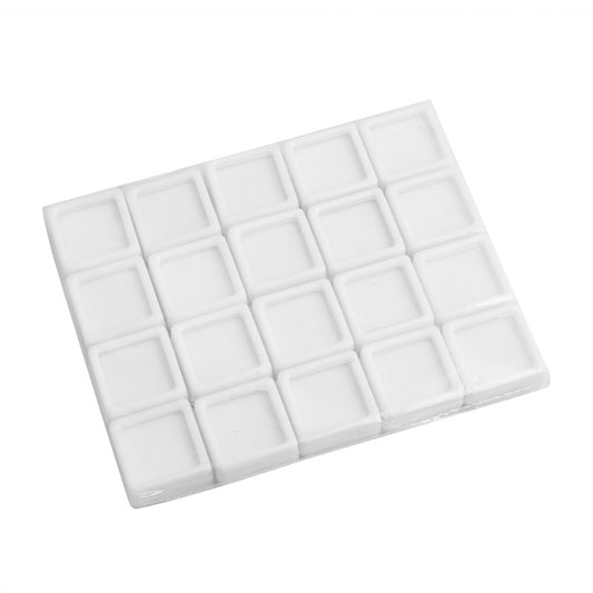 Gem Stone Box White 20 piece/pack 2.5*2.5 (inch)