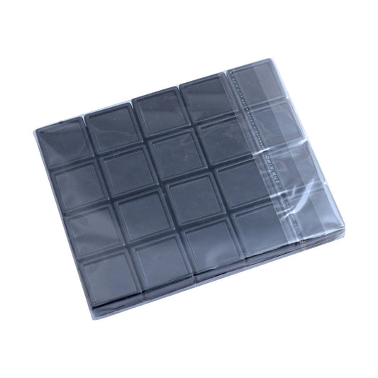 Gem Stone Box Black 20 piece/pack 1.5*1.5 (inch)