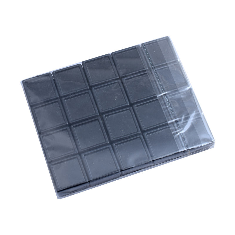 Gem Stone Box Black 20 piece/pack 1*1 (inch)