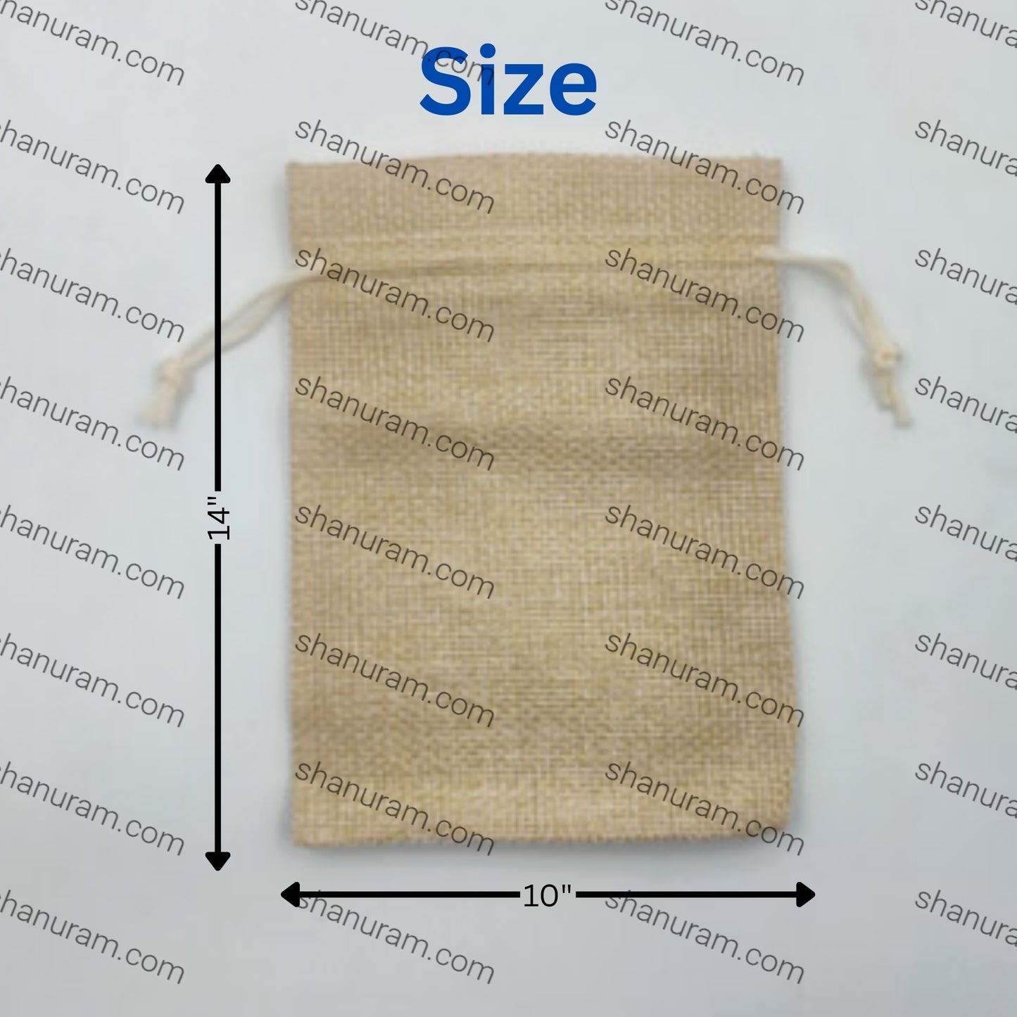 SCJ Jute Pouch – Eco-Friendly Small Jute Bags for Gift, Jewelry, Packaging (10 x 14 cm, 50 pcs)