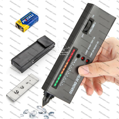 Professional Diamond Tester Pen – Portable High-Accuracy Gemstone Detector for Jewelers