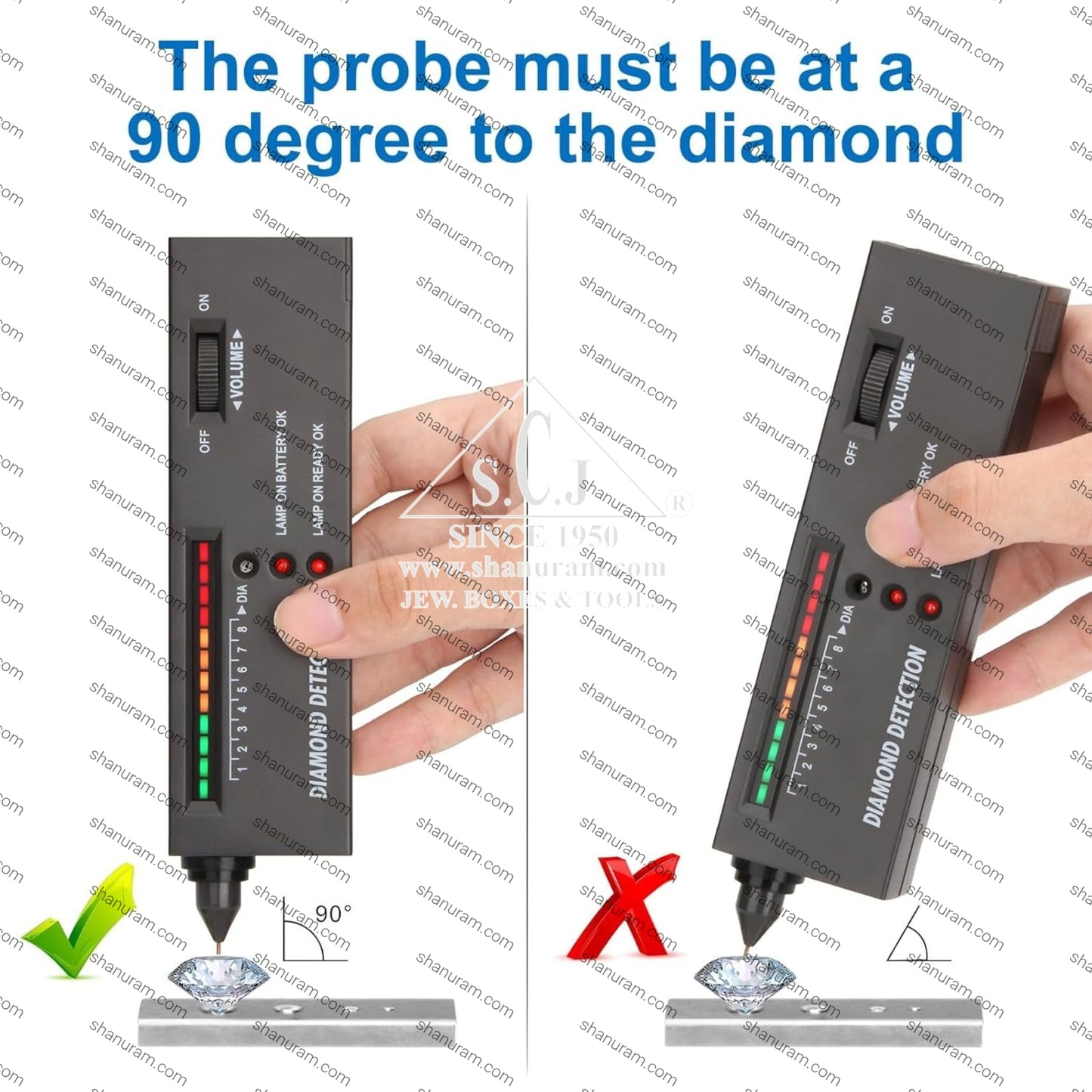 Professional Diamond Tester Pen – Portable High-Accuracy Gemstone Detector for Jewelers