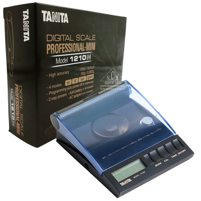 Tanita 1210N Digital Jewellery Scale – 20g x 0.002g | High-Precision Carat & Gram Weighing Scale