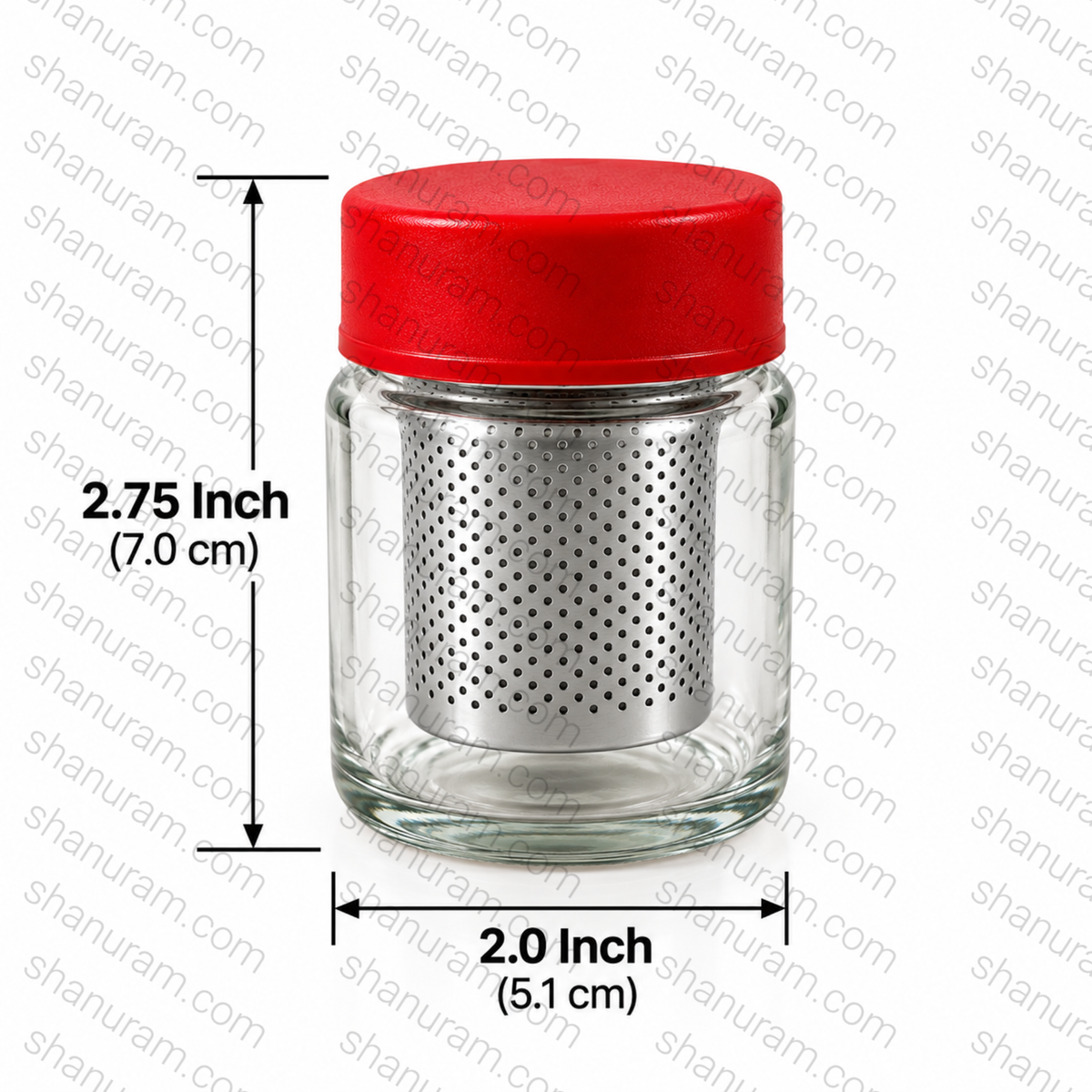 Diamond Washing Jar with Stainless Steel Mesh Basket | Jewellery Cleaning & Polishing Jar