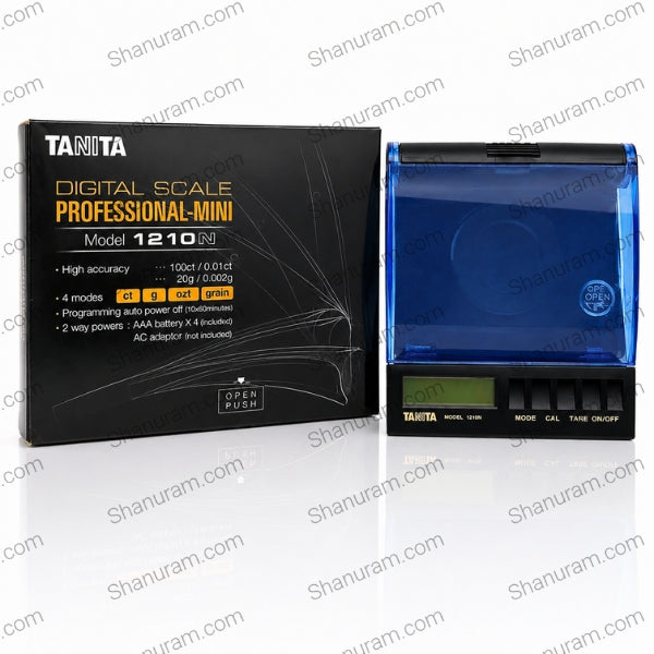 TANITA Professional-Mini Digital Scale Model 1210N – High Precision Jewellery Weighing Scale