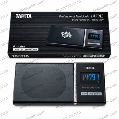 TANITA Professional Mini Digital Scale 1479J2 – 200g High Precision Jewellery Scale