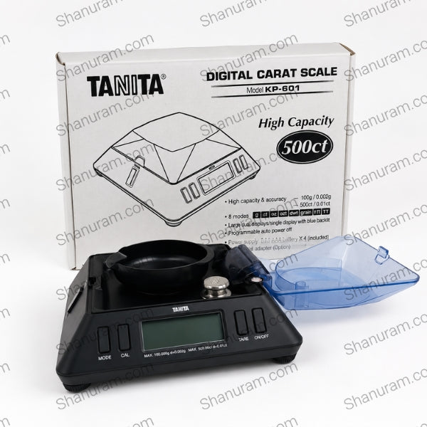 TANITA Digital Carat Scale KP-601 – 500ct High Capacity Precision Jewellery Scale