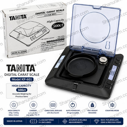 TANITA Digital Carat Scale KP-601 – 500ct High Capacity Precision Jewellery Scale